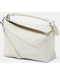 Loewe - Luxury Small Puzzle Bag In Soft Grained Calfskin For - Lyst