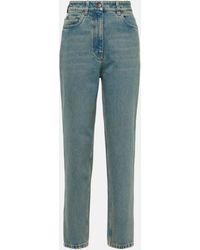 Prada - High-rise Straight Jeans - Lyst