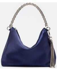 Jimmy Choo - Callie Small Satin Clutch - Lyst