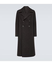 Rick Owens - New Bell Double-breasted Wool Coat - Lyst