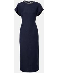 Brunello Cucinelli - Monili Midi Dress - Lyst
