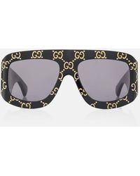 Gucci - Eckige Sonnenbrille GG Street - Lyst