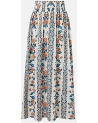 Montce - Winona Floral Cotton Maxi Skirt - Lyst