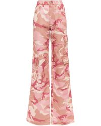 Damen Bekleidung Hosen und Chinos Cargohosen Alessandra Rich Andere materialien rock in Pink 