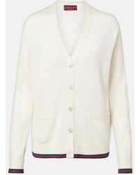 Gucci - Cashmere And Silk Cardigan - Lyst