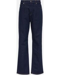 AG Jeans - X Emrata Alexxis Straight Jeans - Lyst