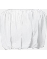 Adriana Degreas - Inamorata Cotton-Blend Crop Top - Lyst