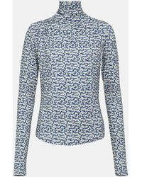 Isabel Marant - Lou Printed Jersey Turtleneck Top - Lyst