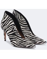 Gianvito Rossi - Vania Zebra-Print Calf Hair Pumps - Lyst