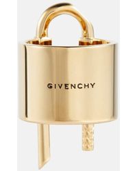 Givenchy - Anello U Lock placcato in oro - Lyst