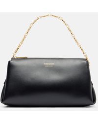 Ferragamo - Gancini Mini Leather Shoulder Bag - Lyst