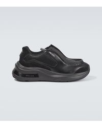 Prada - Phaser Sneakers With Rubber Burlotto Detail - Lyst