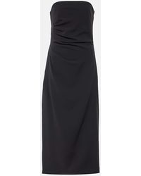 Proenza Schouler - Vestido Midi Shira De Crepe - Lyst