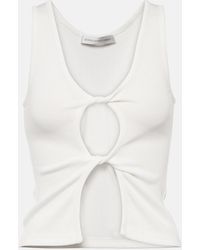 Christopher Esber - Cutout Jersey Tank Top - Lyst