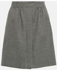 Max Mara - Toano Houndstooth Wool Miniskirt - Lyst