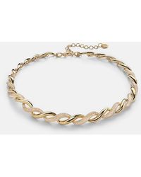 SHAY - Wave 18Kt Necklace With Diamonds - Lyst