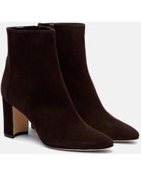 Manolo Blahnik - Rosie 70 Suede Ankle Boots - Lyst