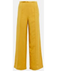 ‎Taller Marmo - Wide-Leg Satin Pants - Lyst