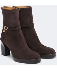 Tod's - Suede Ankle Boots - Lyst