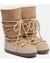 Inuikii - Classic Shearling-Lined Suede Snow Boots - Lyst
