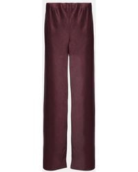 Vince - High-Rise Satin Wide-Leg Pants - Lyst