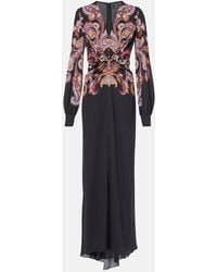 Etro - Paisley Sable Maxi Dress - Lyst
