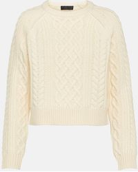 Nili Lotan - Coras Cable-knit Wool Sweater - Lyst
