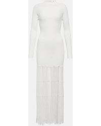 KHAITE - Maxikleid Cedar Aus Strick - Lyst