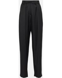 Magda Butrym - High-Rise Wool Pants - Lyst
