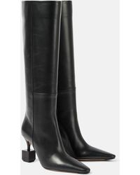 Jacquemus - The Bisou Leather Knee-High Boots - Lyst