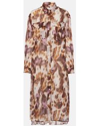 Isabel Marant - Elaine Printed Cotton Shirt Dress - Lyst