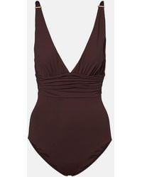 Melissa Odabash - Panarea Ruched Swimsuit - Lyst