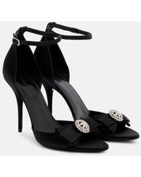 Balenciaga - Avenue Palazzo 110 Satin Sandals - Lyst