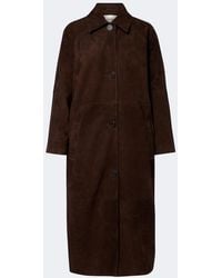 Arma - Judy Suede Coat - Lyst