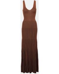 STAUD - Claretta Pleated Maxi Dress - Lyst