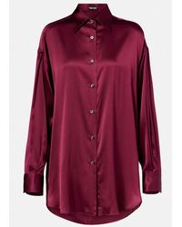 Tom Ford - Silk-Blend Satin Shirt - Lyst