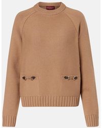 Gucci - Horsebit Wool And Cashmere Sweater - Lyst