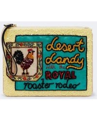 ALÉMAIS - Ace Rooster Embellished Pouch - Lyst