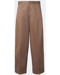 Lemaire - Twill Barrel-Leg Pants - Lyst
