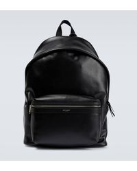 Saint Laurent - City Leather Backpack - Lyst