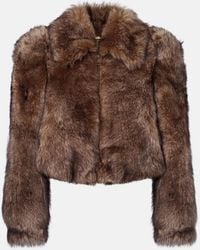 Chloé - Cropped Shearling Jacket - Lyst