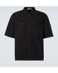 Stone Island - Hemd Compass Aus Baumwolle - Lyst