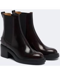 Tod's - Leather Chelsea Boots - Lyst