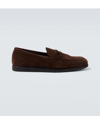 Church's - Portsmouth Suede Penny Loafers - Lyst