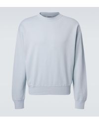 AURALEE - Sweatshirt Aus Baumwolle, Wolle Und Seide - Lyst
