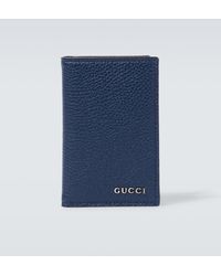 Gucci - Portacarte in pelle con logo - Lyst