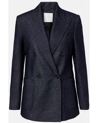 Eleventy - Herringbone Wool, Cotton, And Cashmere Blazer - Lyst