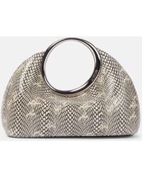 Jacquemus - Calino Small Snake-Effect Leather Tote Bag - Lyst