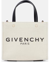 Givenchy Tote G Mini aus Canvas - Weiß