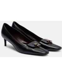 KHAITE - Celia Pocket 50 Leather Pumps - Lyst